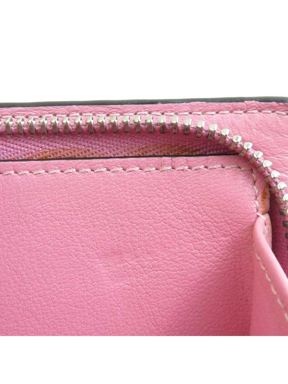 Auth Loewe Anagram Bifold Wallet Pink #338018L29B - Picture 6 of 8